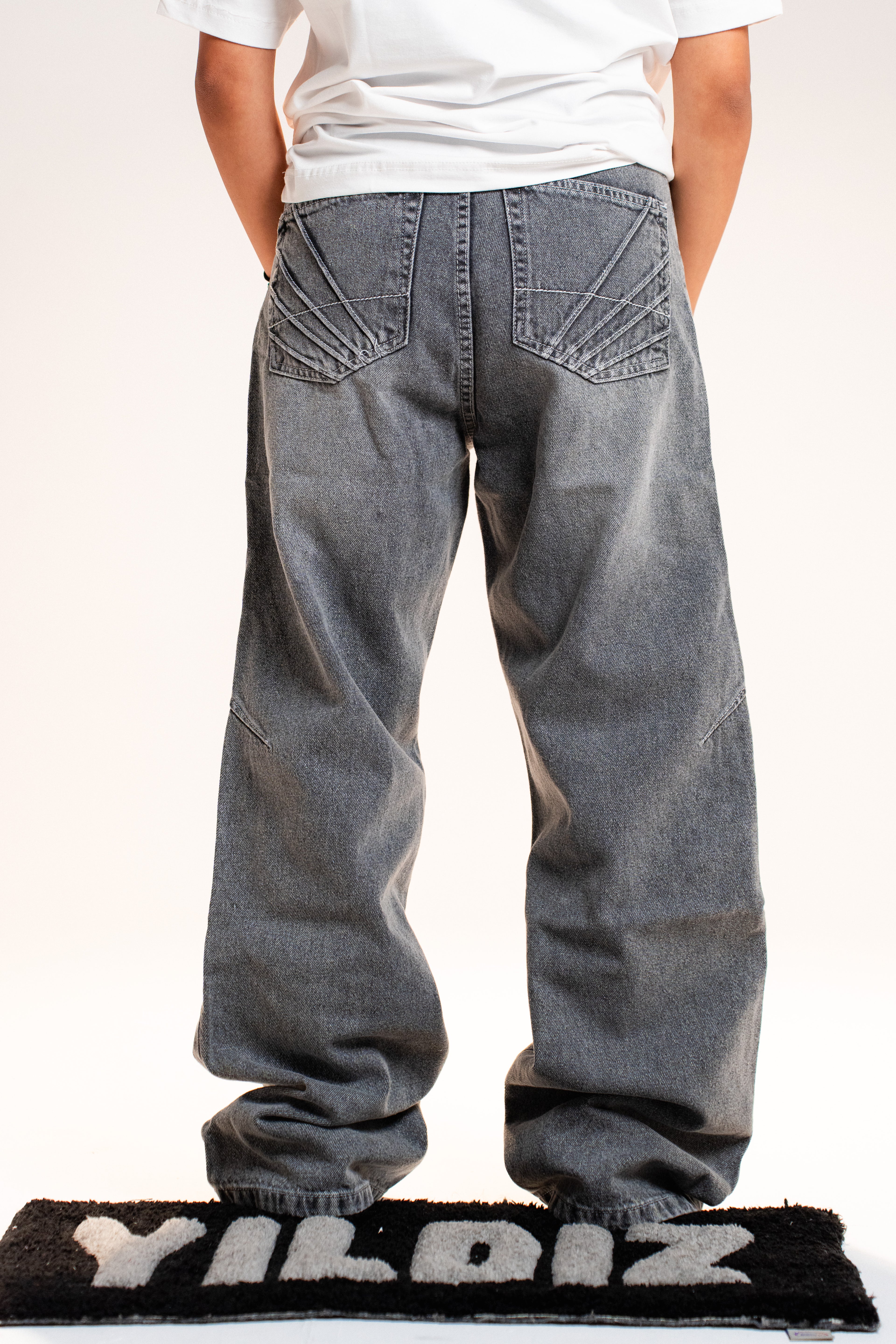 Light Grey Baggy Jeans
