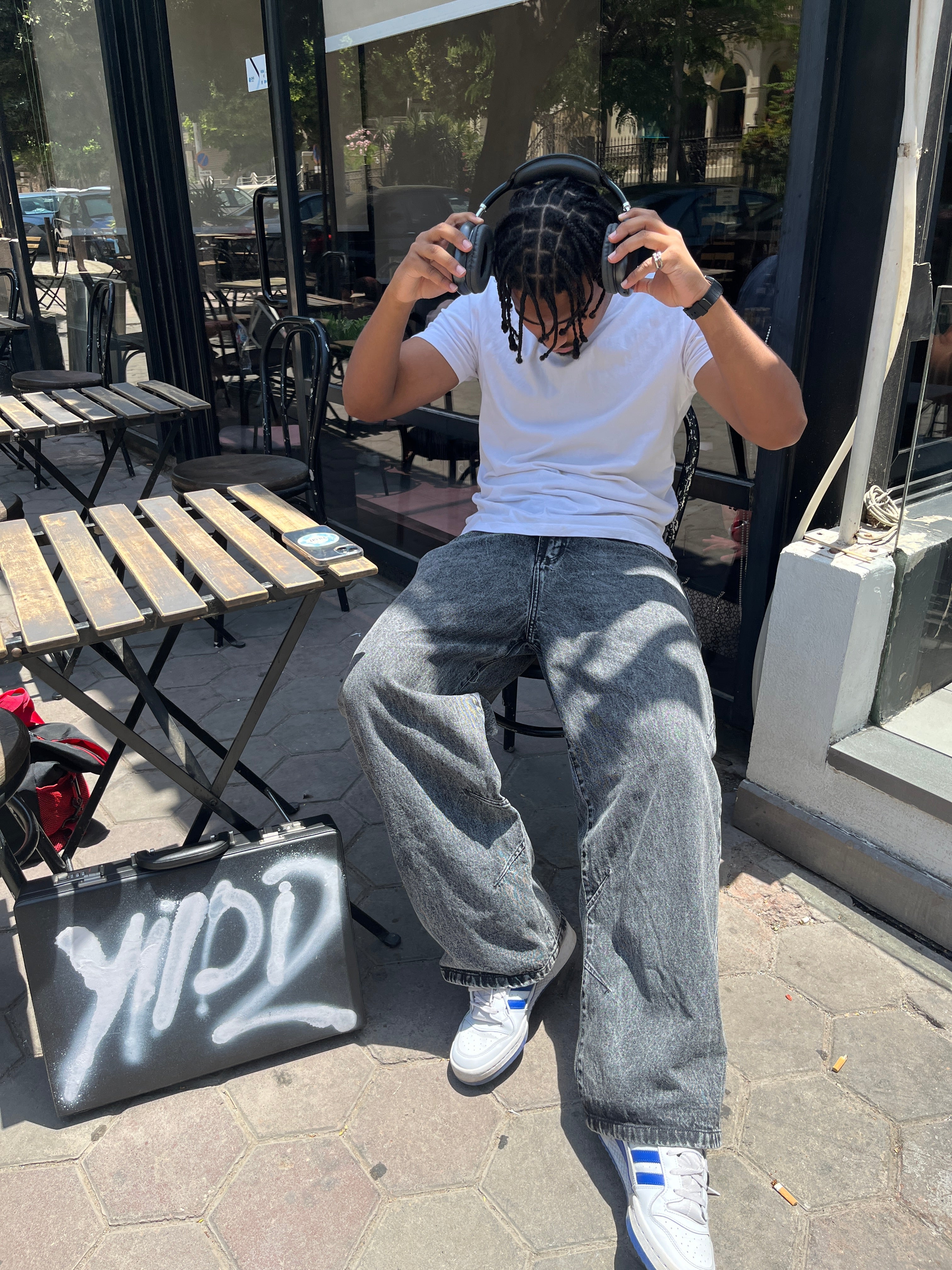 Dark Grey Baggy Jeans