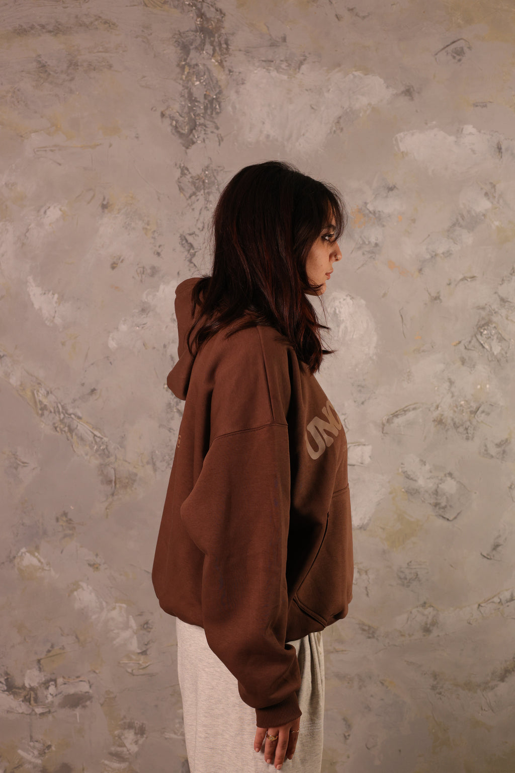 Unchained Brown Hoodie