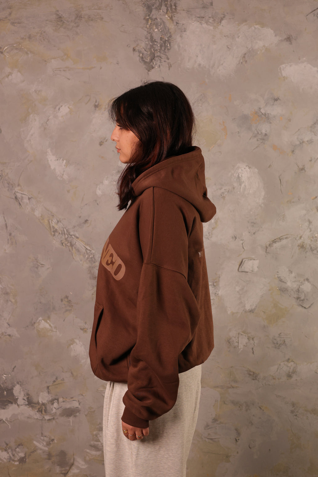 Unchained Brown Hoodie