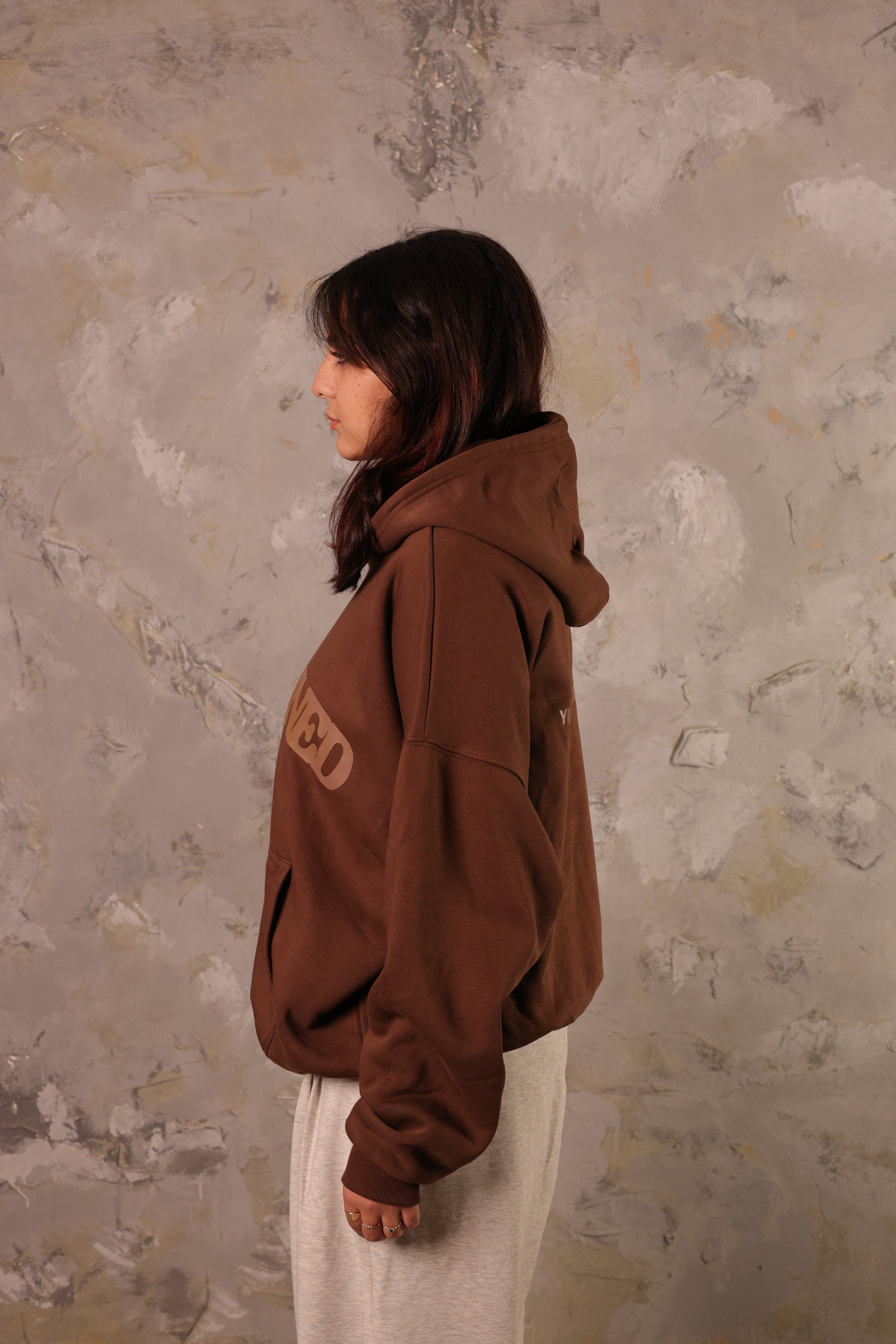 Unchained Brown Hoodie