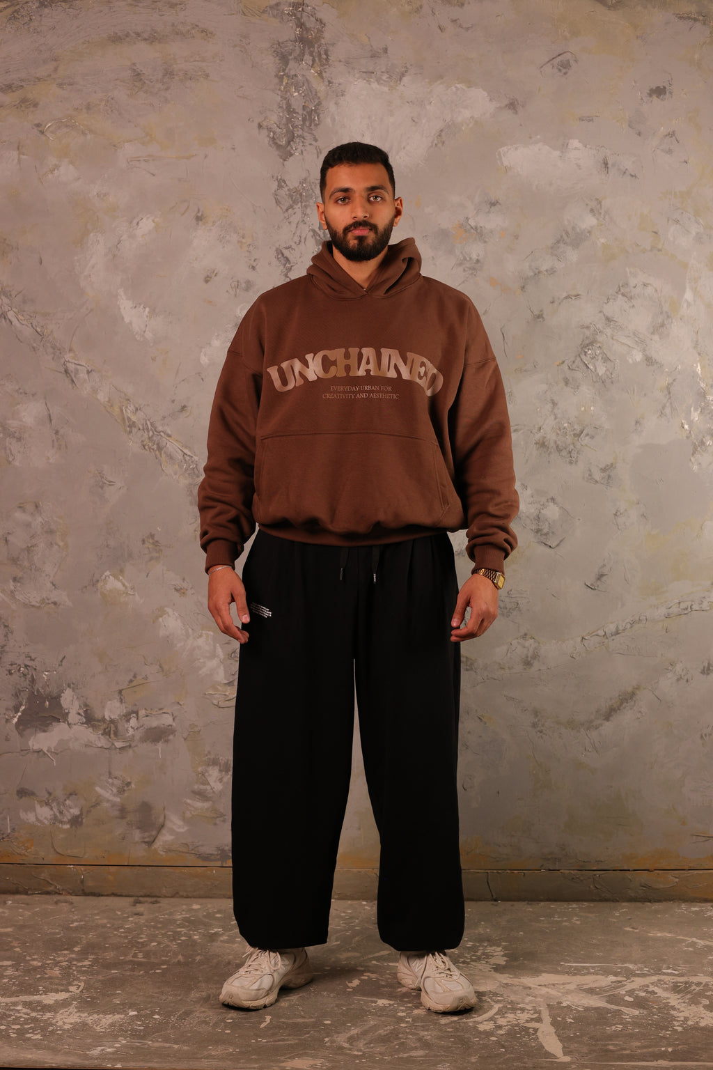 Unchained Brown Hoodie