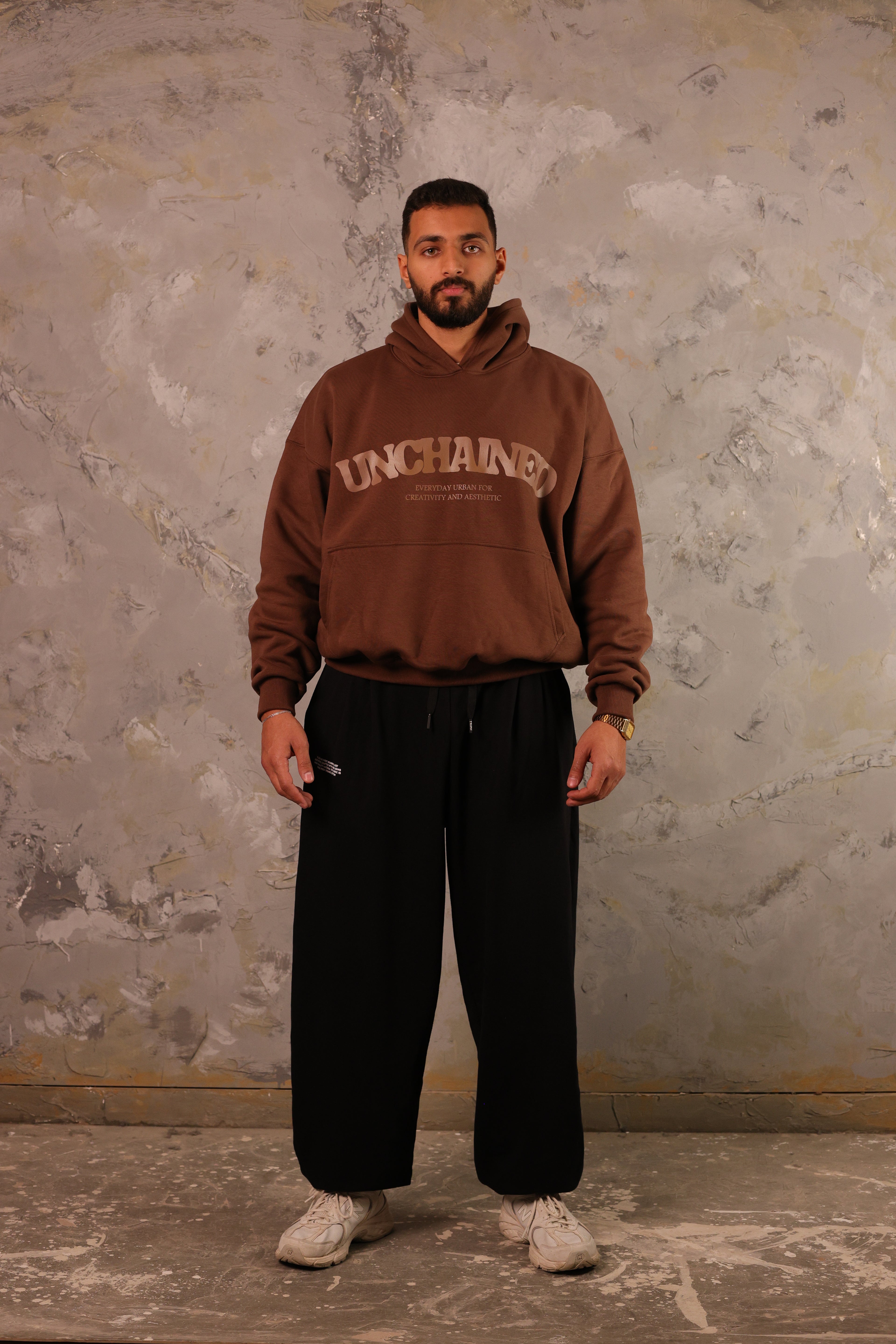 Unchained Brown Hoodie