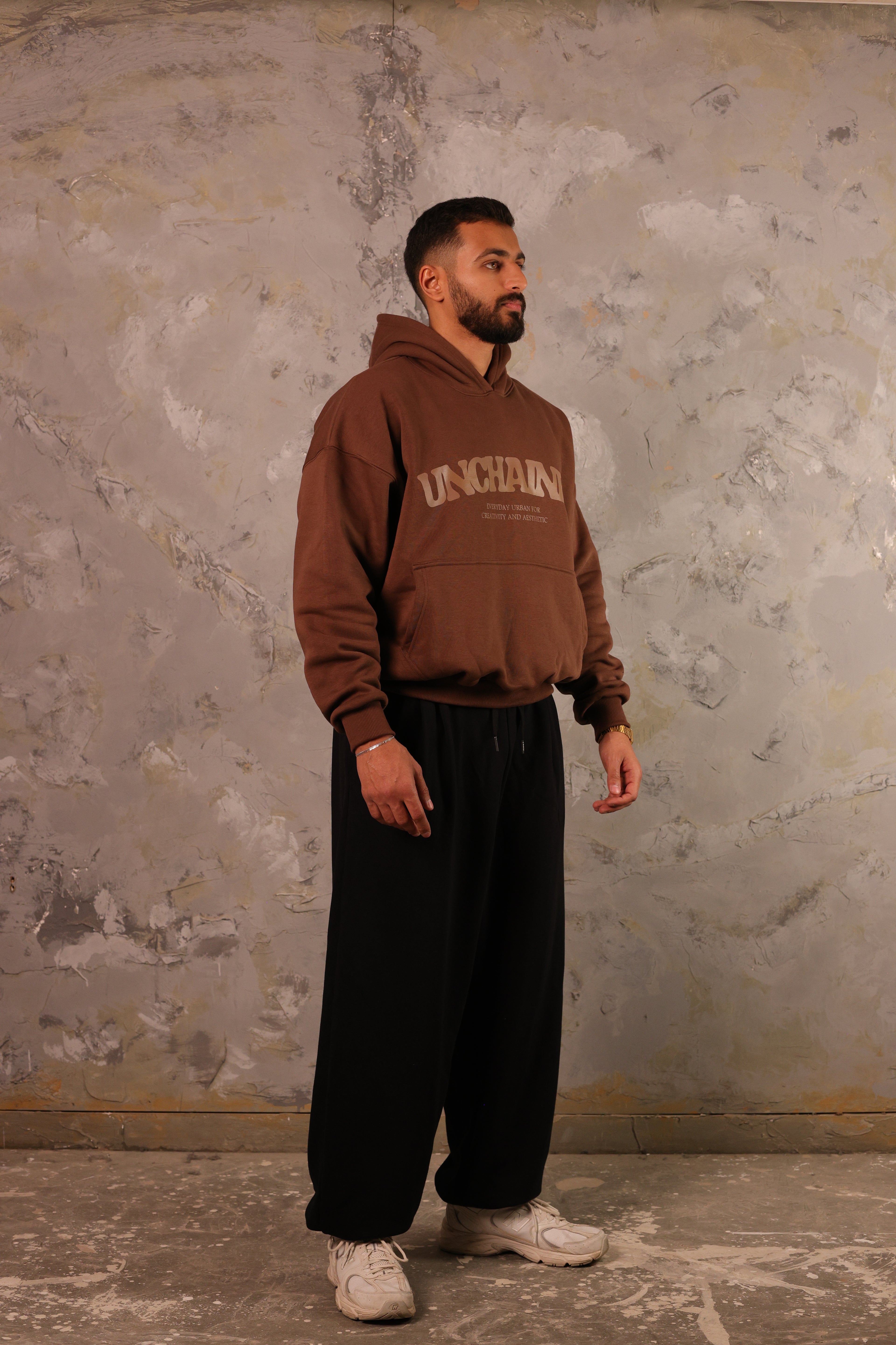 Unchained Brown Hoodie