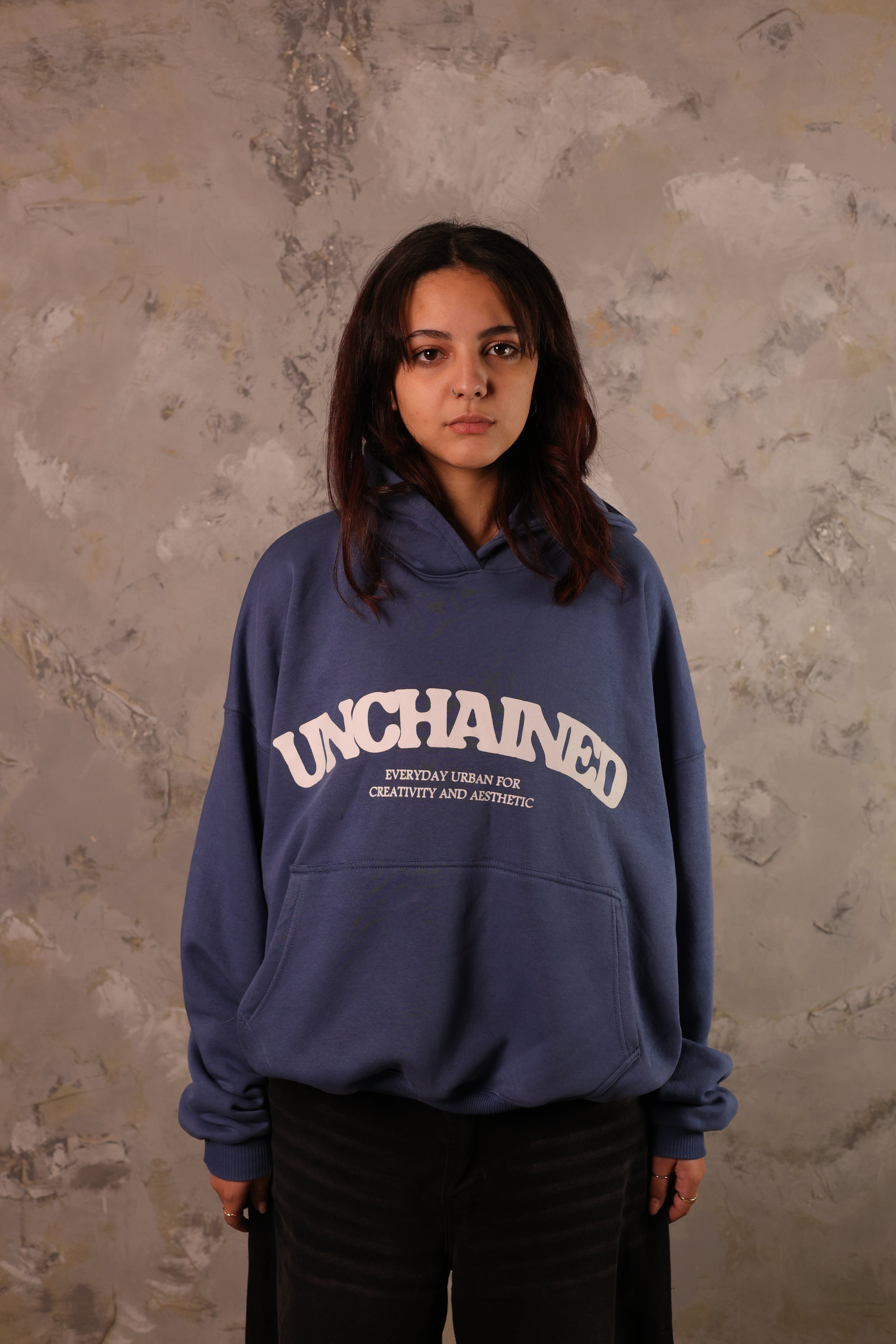 Unchained Blue Hoodie