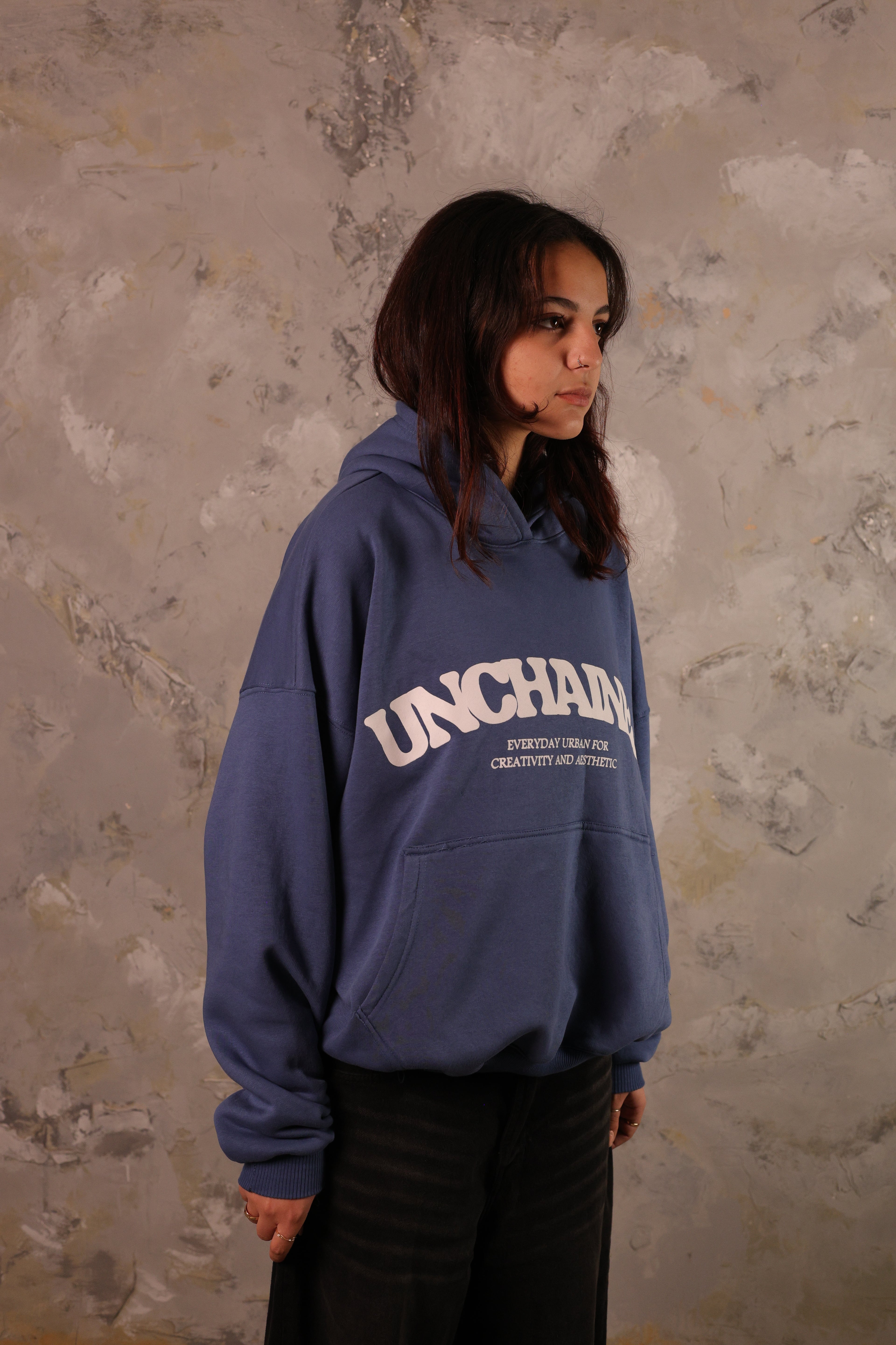 Unchained Blue Hoodie